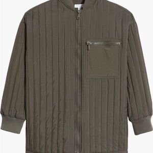 Top Shop Quilted Bomber Jacket